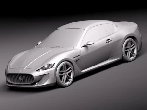 Maserati GranTurismo MC Stradale 2012 3D Model