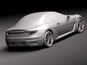 Maserati GranTurismo MC Stradale 2012 3D Model
