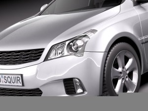 Generic Average Hatchback Car 3D मॉडल