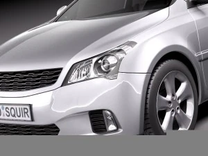 Generic Average Hatchback Car 3D Model
