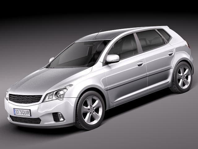 Generic Average Hatchback Car 3D मॉडल .c4d .max .obj .3ds .fbx .stl .blend 