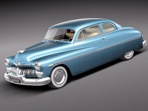 Mercury Coup&eacute; 1950 Modello 3D