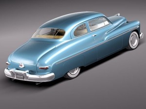 Mercury Coupe 1950 3D 模型