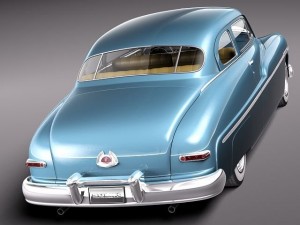 Mercury Coupe 1950 3D 模型