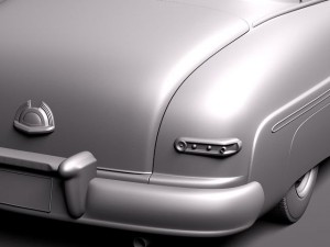 Mercury Coupe 1950 3D 模型