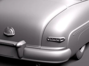 Mercury Coupe 1950 3D Model