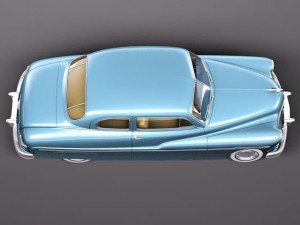 Mercury Coupe 1950 3D 模型