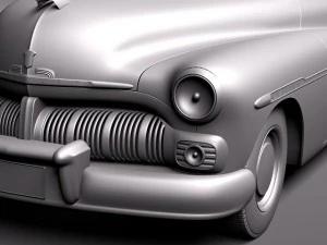 Mercury Coupe 1950 3D Model
