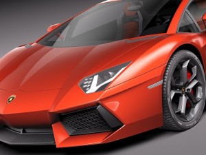 Aventador 2012-2014 3D Model