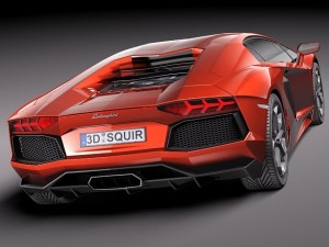 Aventador 2012-2014 3D Model
