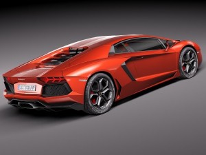 Aventador 2012-2014 3D Model