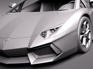 Aventador 2012-2014 3D Model