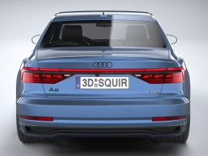 Audi A8 S-line 2022 3D Model