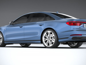 Audi A8 S-line 2022 3D मॉडल
