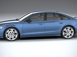 Audi A8 S-line 2022 3D मॉडल