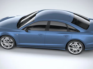 Audi A8 S-line 2022 3D Model