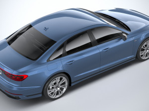 Audi A8 S-line 2022 3D मॉडल