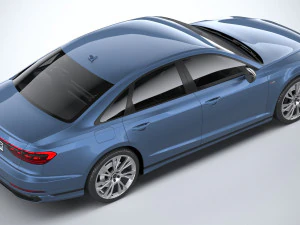 Audi A8 S-line 2022 3D Model