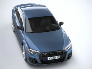 Audi A8 S-line 2022 3D Model
