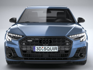 Audi A8 S-line 2022 3D मॉडल