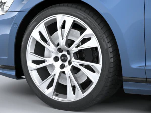 Audi A8 S-line 2022 3D Model