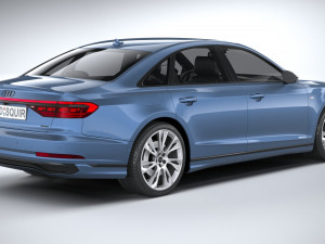 Audi A8 S-line 2022 3D मॉडल