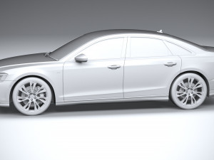 Audi A8 S-line 2022 3D मॉडल