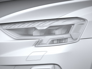 Audi A8 S-line 2022 3D मॉडल