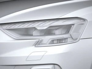 Audi A8 S-line 2022 3D Model