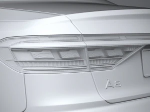 Audi A8 S-line 2022 3D Model