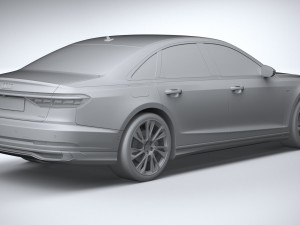 Audi A8 S-line 2022 3D मॉडल