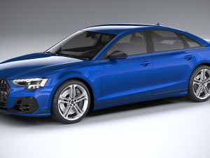 Audi S8 2022 3D Model