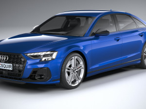 Audi S8 2022 3Dモデル