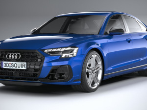 Audi S8 2022 3Dモデル