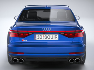 Audi S8 2022 3Dモデル