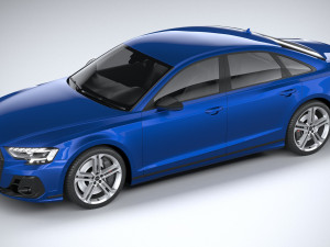 Audi S8 2022 3Dモデル