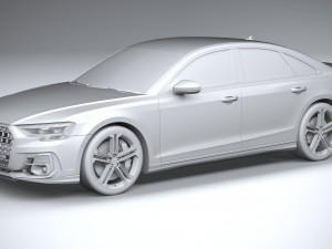 Audi S8 2022 3Dモデル