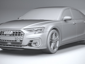 Audi S8 2022 3Dモデル
