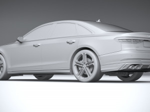 Audi S8 2022 3Dモデル