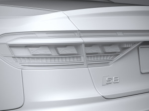 Audi S8 2022 3Dモデル