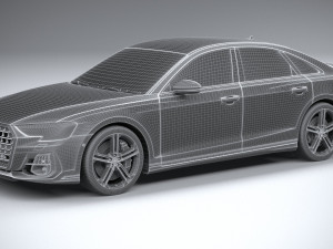 Audi S8 2022 3Dモデル
