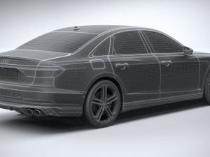 Audi S8 2022 3Dモデル