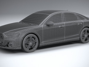 Audi S8 2022 3Dモデル