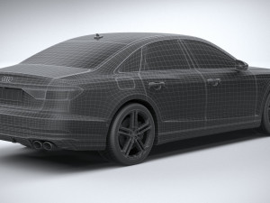 Audi S8 2022 3Dモデル