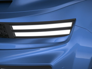 Generic Muscle Sedan 2022 3D 模型