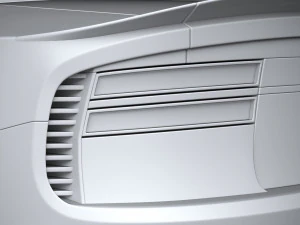 Generic Muscle Sedan 2022 3D Model