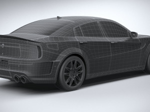 Generic Muscle Sedan 2022 3D 模型