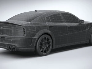 Generic Muscle Sedan 2022 3D Model