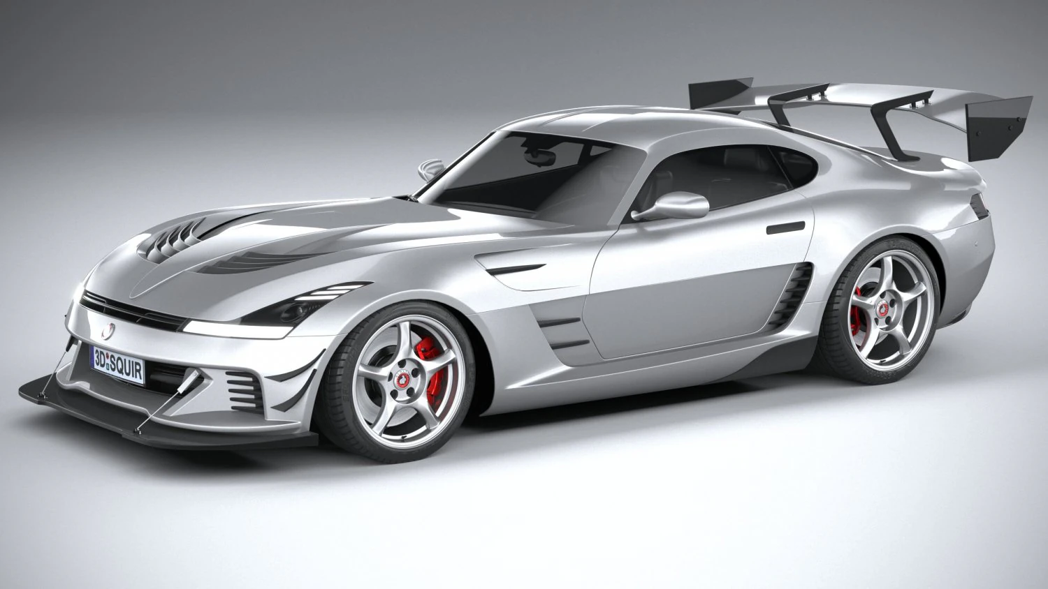 Generic Racecar 2022 3D Model .c4d .max .obj .3ds .fbx .stl .blend