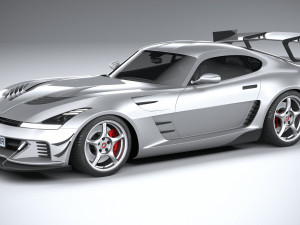 generic racecar 2022 3D Model
